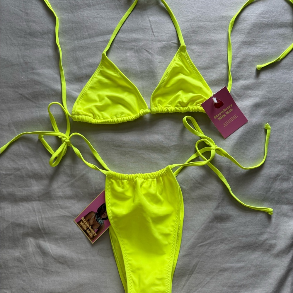 Brand New Strawberry Milk Mob Bikini